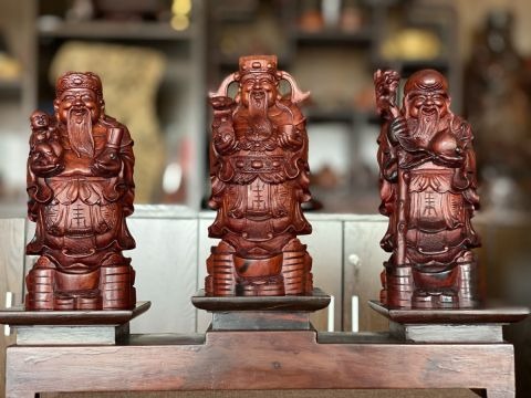 Các mẫu tượng gỗ tam đa nhỏ